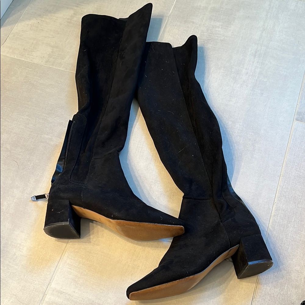 Aldo knee high suede boots